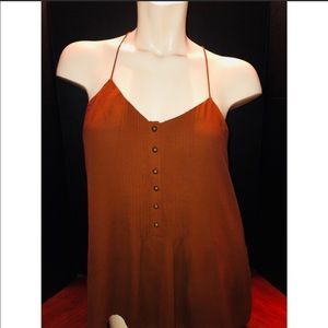 Express Button Down Spaghetti Strap